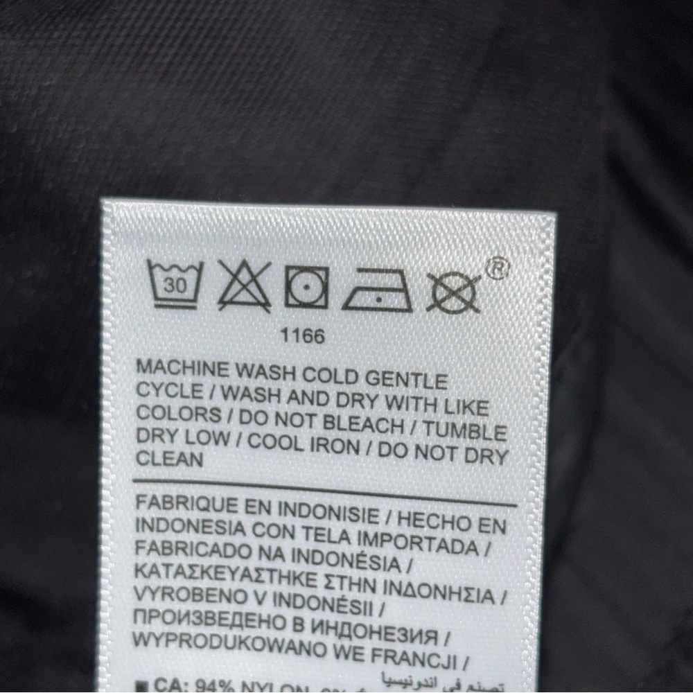 Athleta NEW Rise black nylon stretch loose fit track pants bungee hem sz Medium - Picture 10 of 11